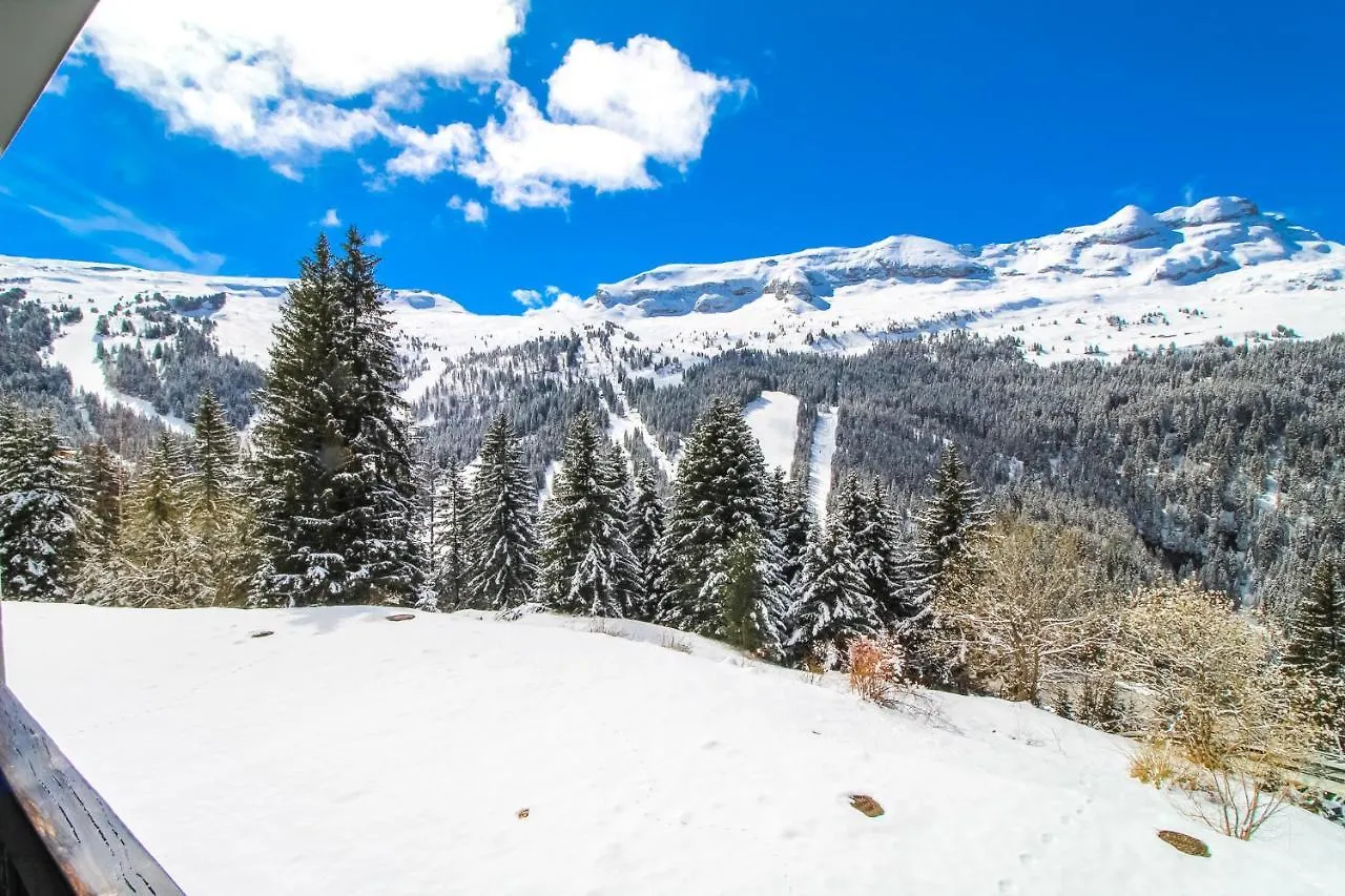 Studio Cabine Sud, Centre De Flaine, Linge Et Menage Compris Apartman